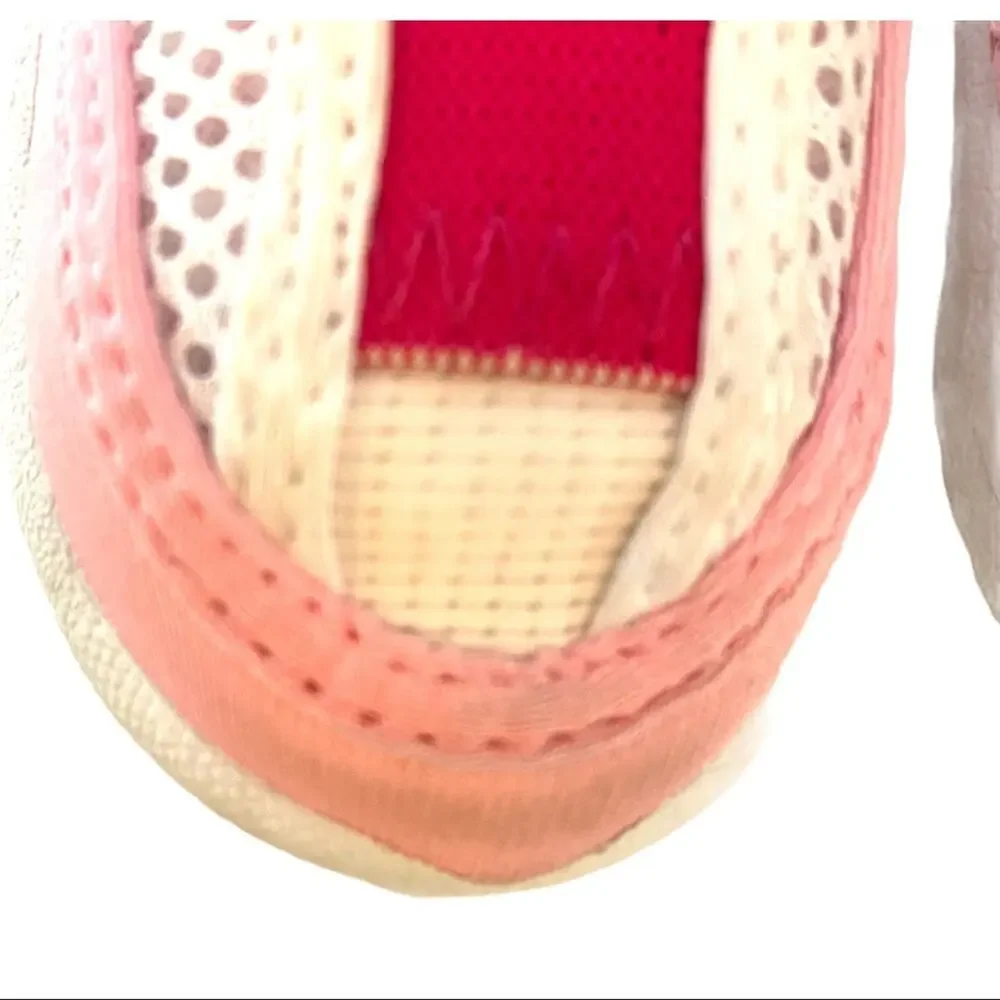 Baby Water Shoes Aqua Tech Pink White Mesh Infant Beach Pool Size 1